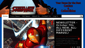 What Soundwavecomics.com website looked like in 2016 (7 years ago)