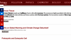 What Sciencetopia.net website looked like in 2016 (7 years ago)