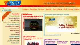 What Sdvfrance.fr website looked like in 2016 (7 years ago)