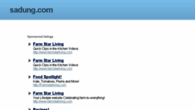 What Sadung.com website looked like in 2016 (7 years ago)