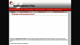 What Screensaversfree.biz website looked like in 2016 (7 years ago)