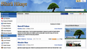What Sihirlihikaye.com website looked like in 2016 (7 years ago)