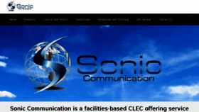 What Soniccommunication.com website looked like in 2016 (7 years ago)
