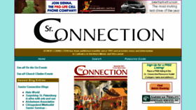 What Seniorconnectionnewspaper.com website looked like in 2016 (7 years ago)