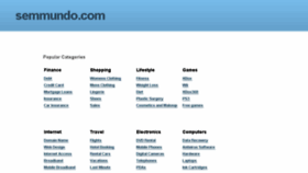 What Semmundo.com website looked like in 2016 (7 years ago)