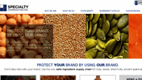 What Specialtycommodities.com website looked like in 2016 (7 years ago)