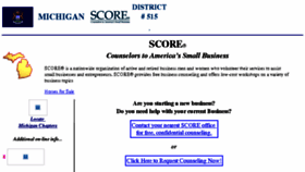 What Scoremichigan.org website looked like in 2016 (7 years ago)