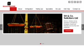 What Shsolicitors.com website looked like in 2016 (7 years ago)