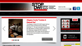 What Stopdwi.org website looked like in 2016 (7 years ago)
