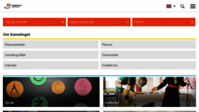 What Sametinget.no website looked like in 2016 (8 years ago)