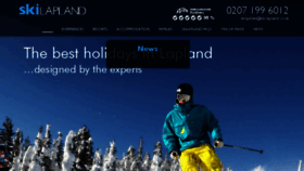 What Ski-lapland.co.uk website looked like in 2016 (7 years ago)