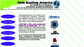 What Safeboatingamerica.com website looked like in 2016 (7 years ago)