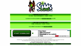 What Simsland.com website looked like in 2016 (7 years ago)