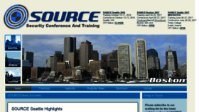 What Sourceconference.com website looked like in 2016 (7 years ago)