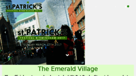What Stpatricksbirmingham.com website looked like in 2016 (7 years ago)