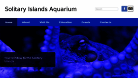 What Solitaryislandsaquarium.com website looked like in 2016 (7 years ago)