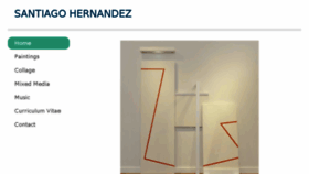 What Santiagohernandez.com website looked like in 2016 (7 years ago)