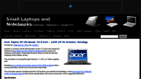 What Small-laptops.com website looked like in 2016 (7 years ago)