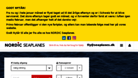 What Seaplanes.dk website looked like in 2016 (7 years ago)