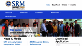What Srmus.ac.in website looked like in 2016 (7 years ago)