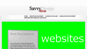 What Savvydesigndivas.com website looked like in 2016 (7 years ago)