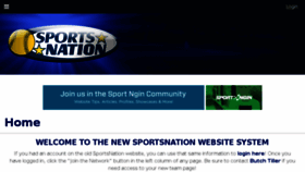What Sportsnation.org website looked like in 2016 (7 years ago)