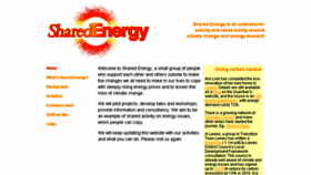 What Sharedenergy.org.uk website looked like in 2016 (7 years ago)