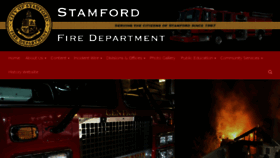 What Stamfordfire.com website looked like in 2016 (7 years ago)