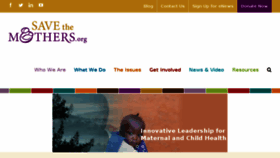 What Savethemothers.org website looked like in 2016 (7 years ago)