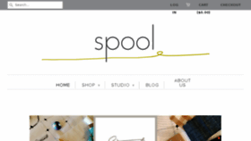 What Spoolfabricshop.com website looked like in 2016 (7 years ago)