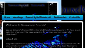 What Sensationalsounds.com website looked like in 2016 (7 years ago)