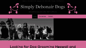 What Simplydoggrooming.com website looked like in 2016 (7 years ago)