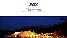 What Skylinetentcompany.com website looked like in 2016 (7 years ago)