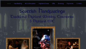 What Scottish-master-of-wedding-ceremonies.co.uk website looked like in 2016 (7 years ago)
