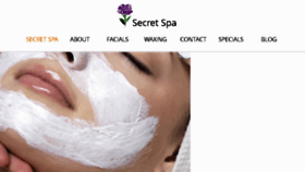 What Secretspa.net website looked like in 2016 (7 years ago)
