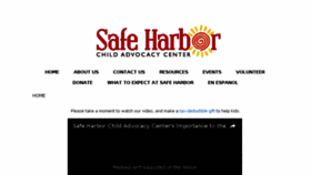 What Safeharborhelpskids.org website looked like in 2016 (7 years ago)