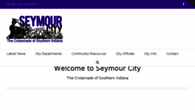 What Seymourcity.com website looked like in 2016 (7 years ago)