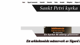 What Sanktpetrikyrka.se website looked like in 2016 (7 years ago)