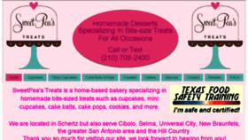 What Sweetpeastreats.biz website looked like in 2016 (7 years ago)