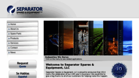 What Separatorequipment.com website looked like in 2016 (7 years ago)