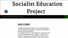 What Socialisteducation.org website looked like in 2016 (7 years ago)
