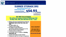 What Summerstorage.org website looked like in 2016 (7 years ago)