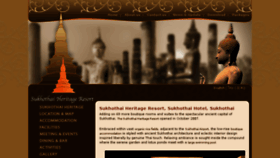 What Sukhothaiheritage.com website looked like in 2016 (7 years ago)