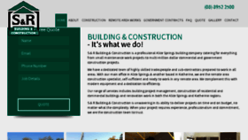 What Srbuilding.com website looked like in 2016 (7 years ago)