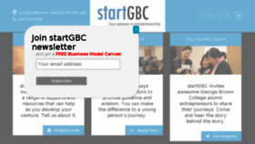 What Startgbc.com website looked like in 2016 (7 years ago)