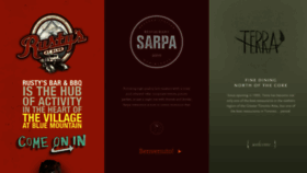What Sarparestaurant.com website looked like in 2016 (7 years ago)
