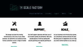 What Scalefactory.com website looked like in 2016 (7 years ago)