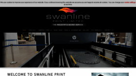 What Swanline.co.uk website looked like in 2016 (7 years ago)