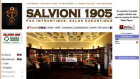 What Salvioni1905.it website looked like in 2016 (7 years ago)