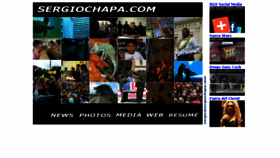What Sergiochapa.com website looked like in 2016 (7 years ago)